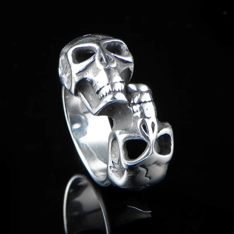 [JD愛用] レア Double Skull Head Ring JD愛用] レア Double Skull Head Ring - メルカリ