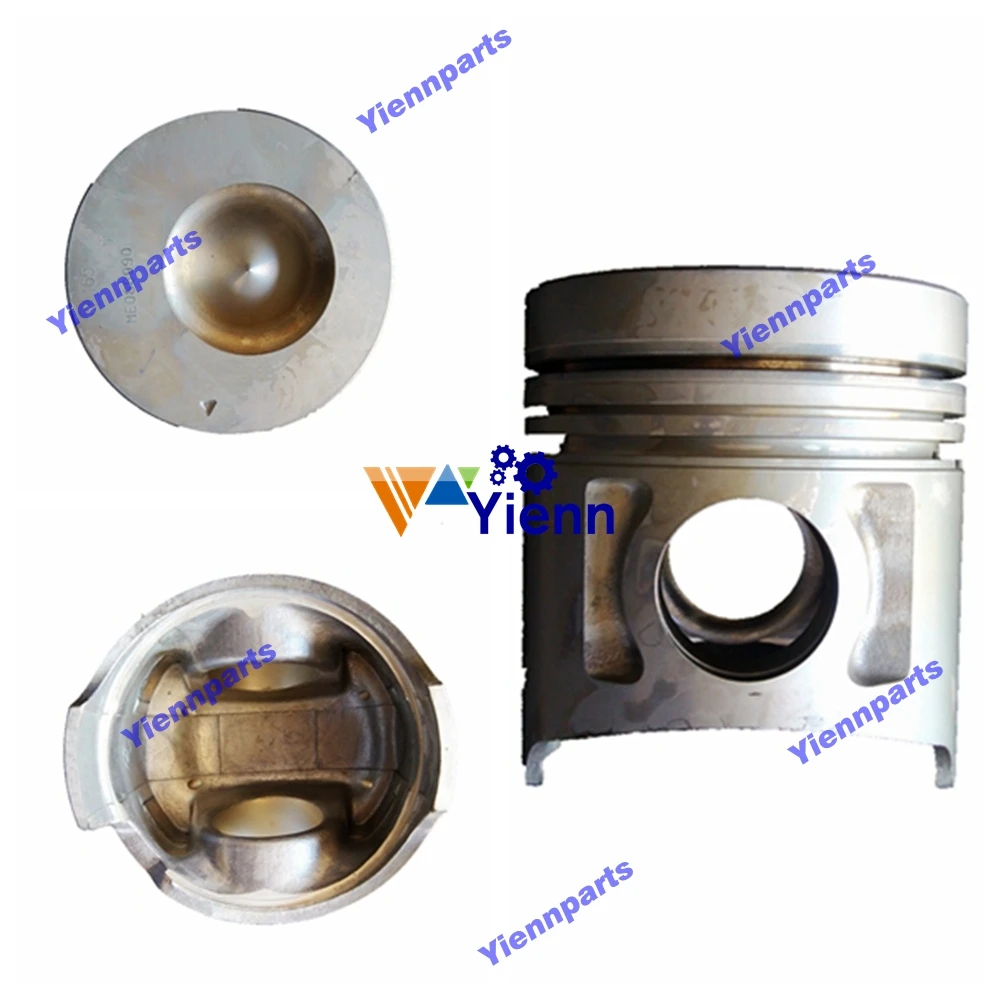 4D34 4D34T Overhaul Rebuild Kit for Mitsubishi Diesel Engine Repair Parts Piston Ring Set Fit Fuso Canter FE FG Trucks Excavator
