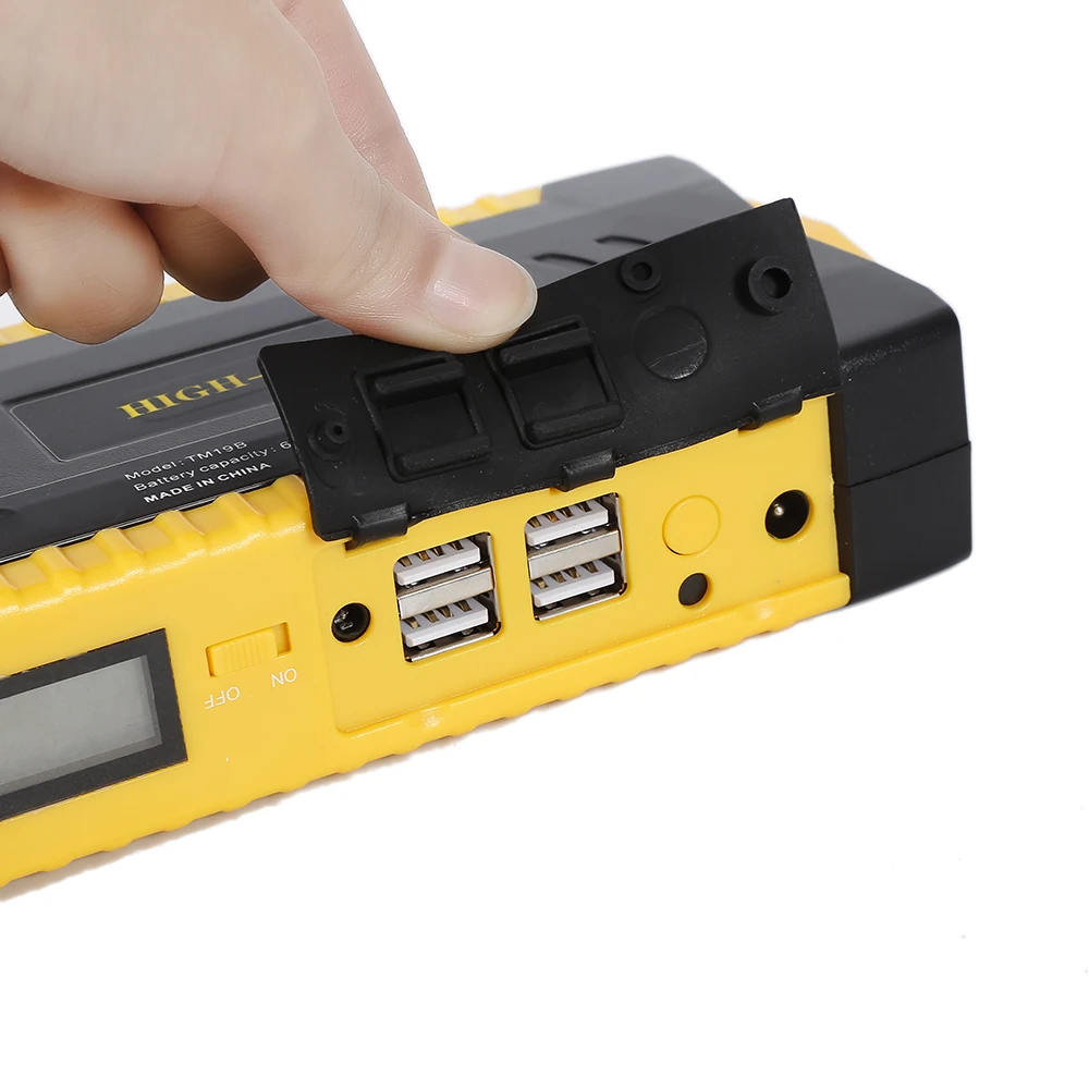 Высокая мощность портативный многофункциональный прыжок стартер для 5L бензин и 3L дизельный автомобиль