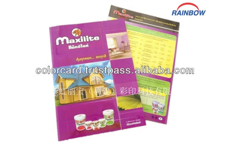 Paint Color Catalog Book Printing