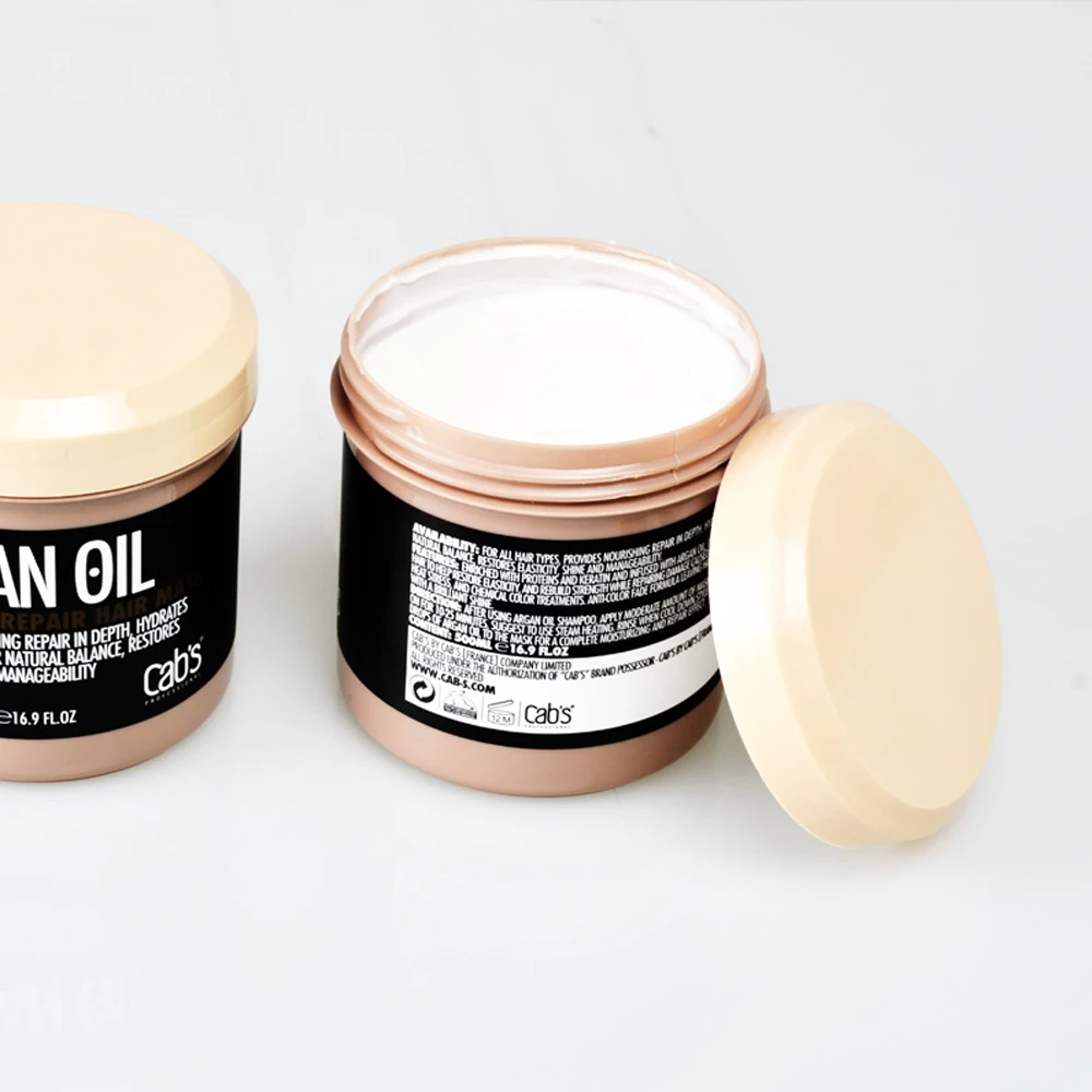 Частная марка Глубокое восстановление противозавывающая для локона и прямые волосы использования влаги маска волос с витамином е