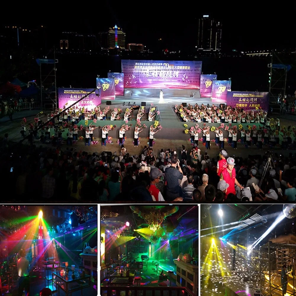 Professional LED Space UFO Crystal Magic Ball Light for Dj Disco