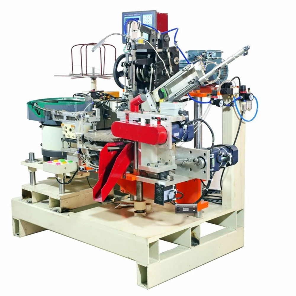 Meixin Automatic Trimming and Tufting Nail Polish Brush Making Machine Bottle Cap Brush Making Machine Nail Brush Making Machine