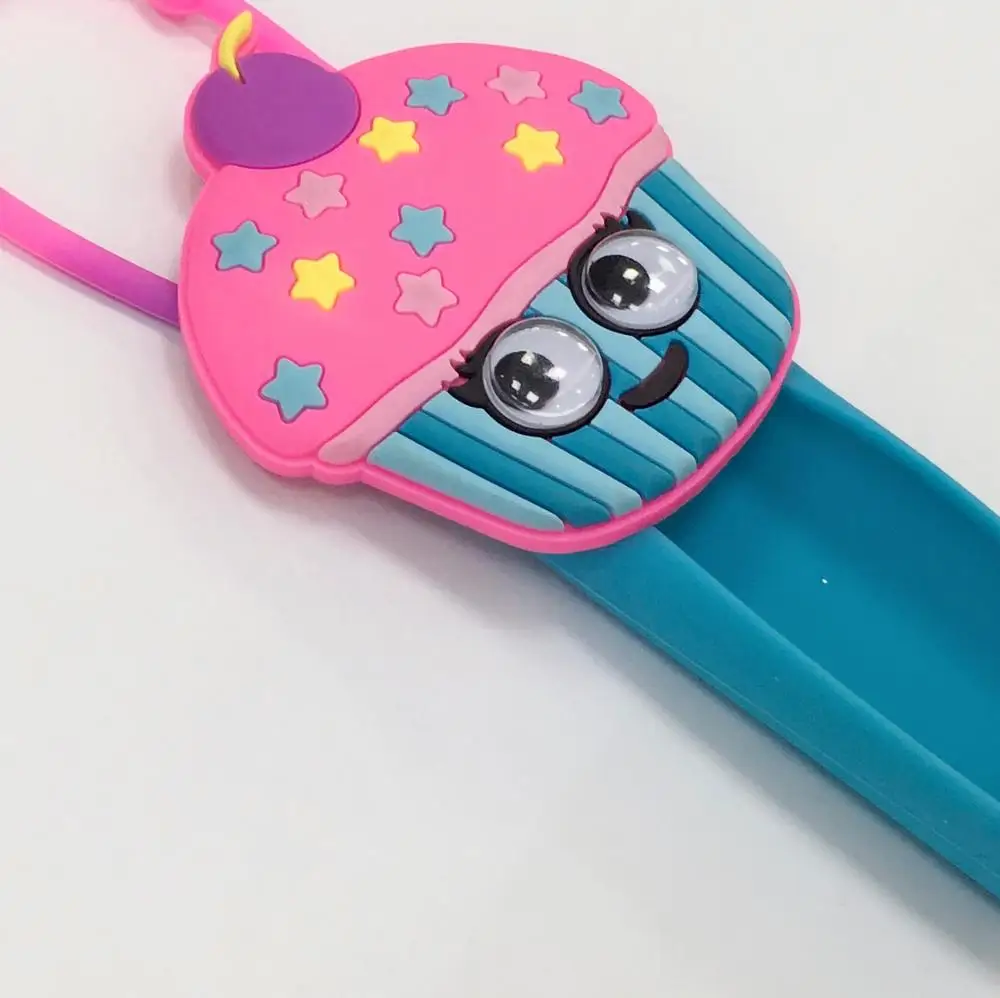 Милый мультфильм силиконовых губ чехол силиконовый блеск для