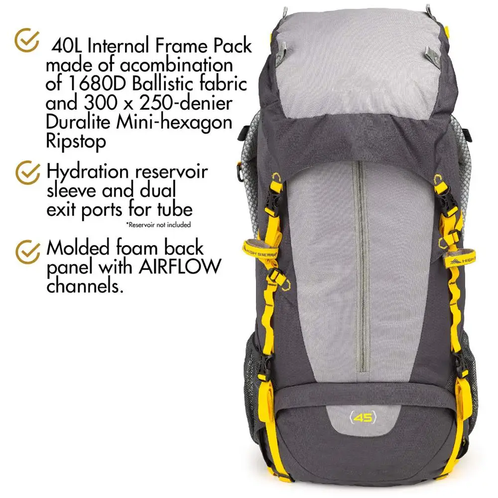 High Quality 45L Backpack Bag Hiking Backpack
