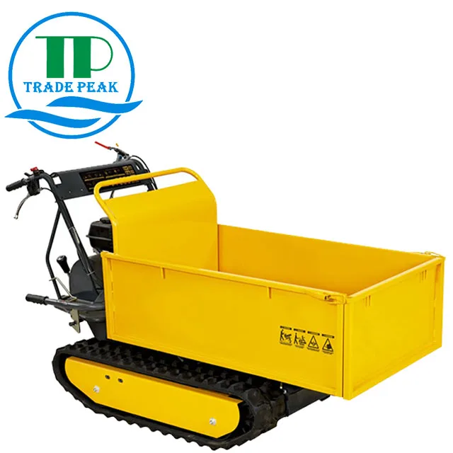 Ready Ship 500kg Load Capacity Mini Dumper Self-Loading Hydraulic Mini Transporter Core Components Engine Gearbox Crawler Loader