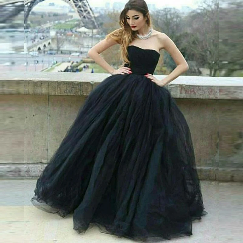 Black Ball Gown Evening Dresses ...