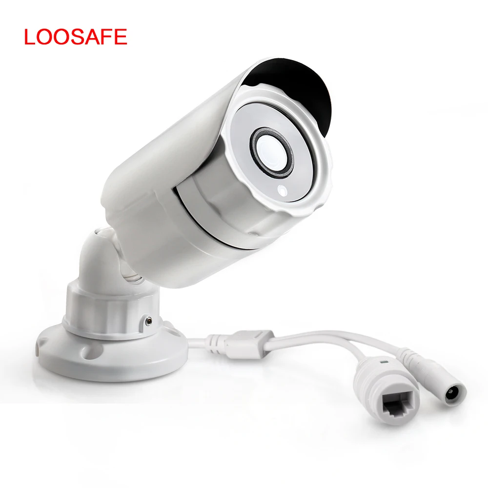 Loosafe POE водонепроницаемый 720 P пуля ip-камера открытый 1.0MP ONVIF P2P ip-камера ночного видения P2P IP камеры безопасности