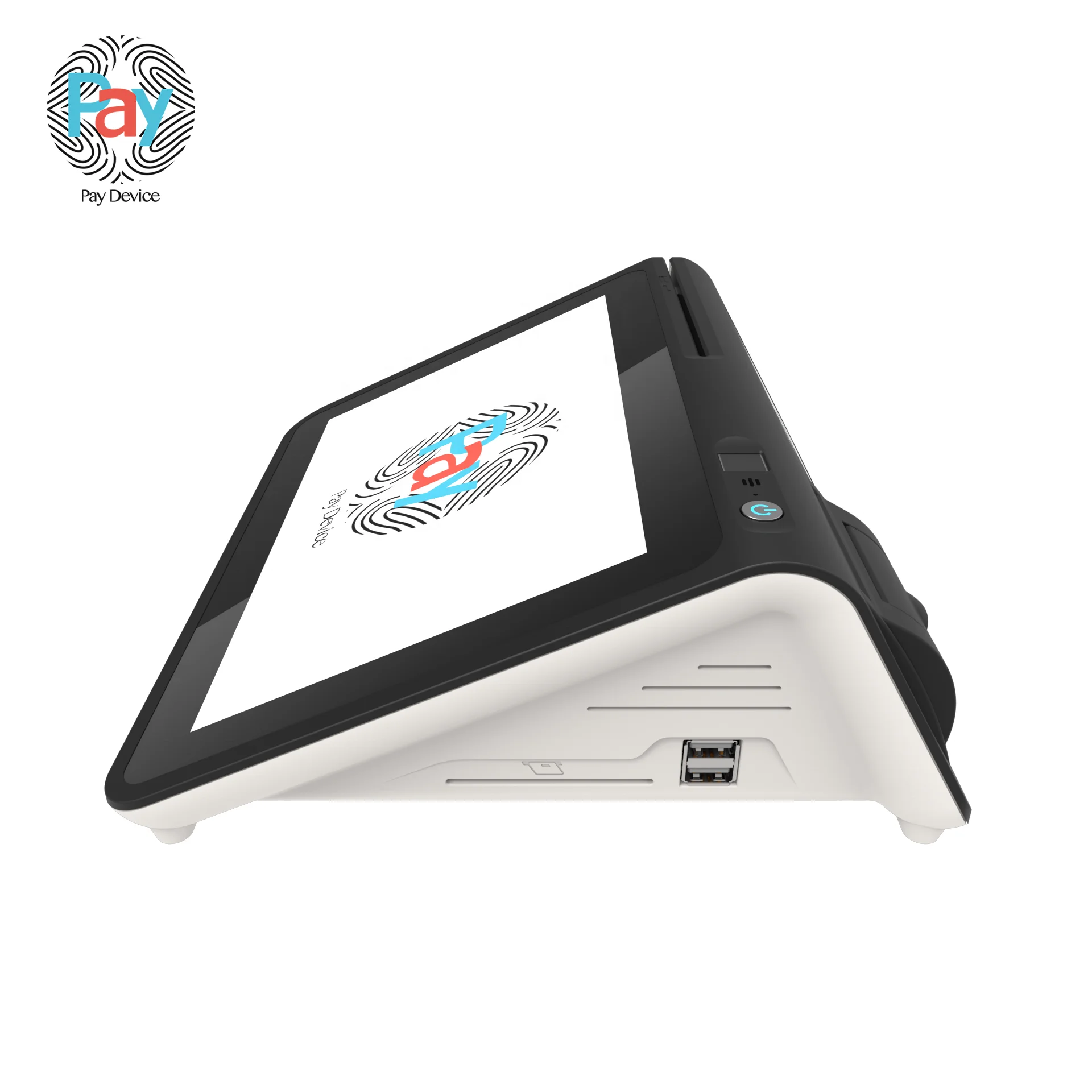 10-Inch Android POS Terminal Panda Color with Order Processing and Checkout System