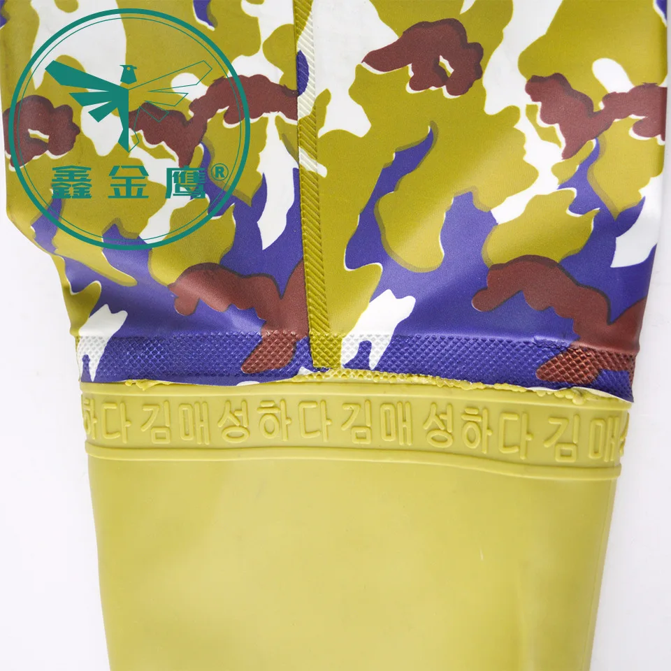 Камуфляжные узорчатые бежевые удлиненные ботинки 80 см выше колена для рыбалки, полевые ботинки против шистосомиаза