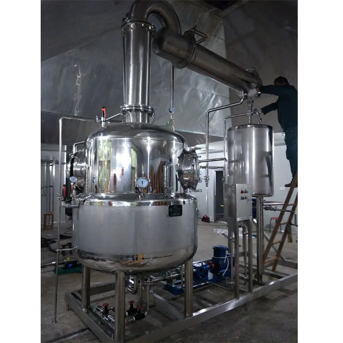 Multifunctional Herbal Extractor with PLC & Engine Core Components for Efficient Extraction Tank