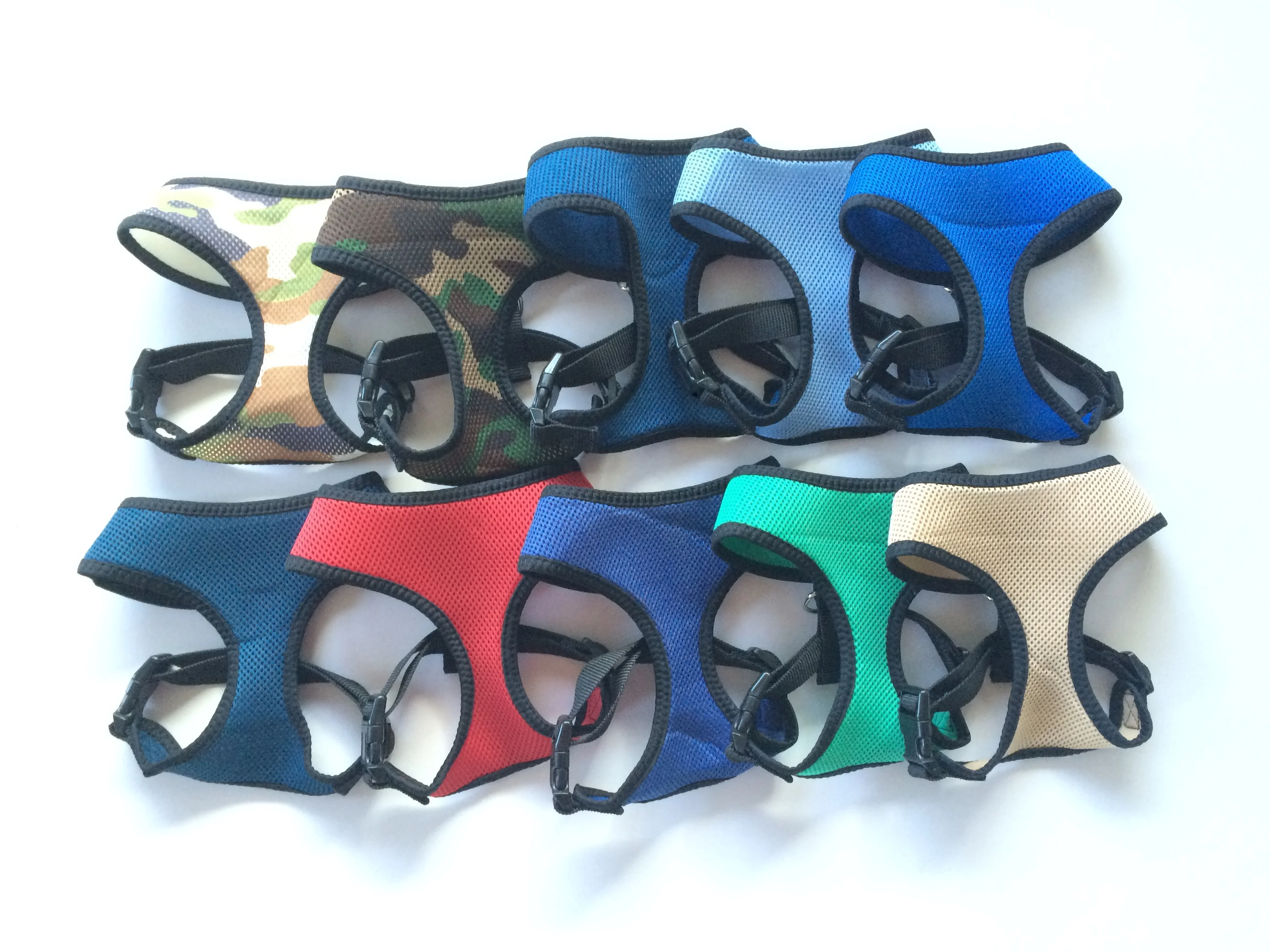 Лучшая Горячая треугольная воздушная сетка дышащая Регулируемая Собака шлейка для домашних животных