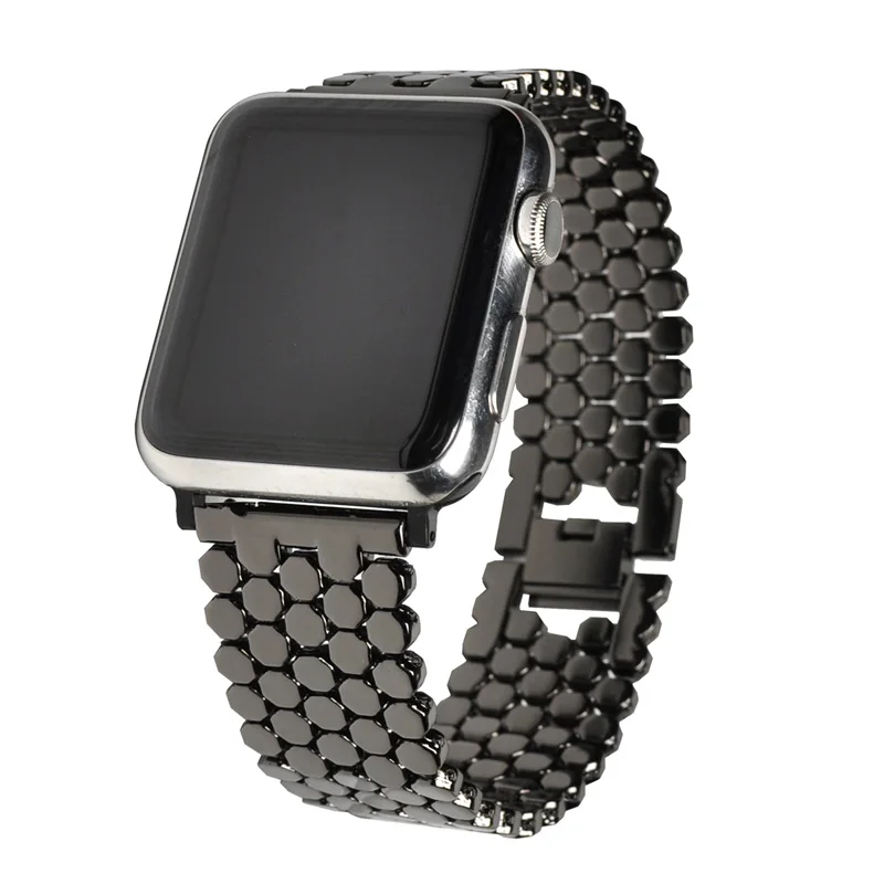 Cinturino In Acciaio Inossidabile Ottagonale Con Motivo A Squame Di Pesce  Per Apple Watch Series 4 3 2 1 Cinturino Iwatch 38mm 40mm 42mm 44mm - Buy  Scala Di Pesci In Acciaio