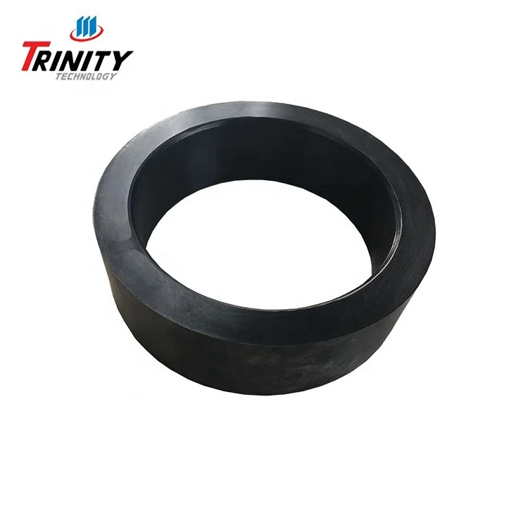 Customized High Tolerance Return Roller / Impact Roller Idler Black Seal Rubber O Ring