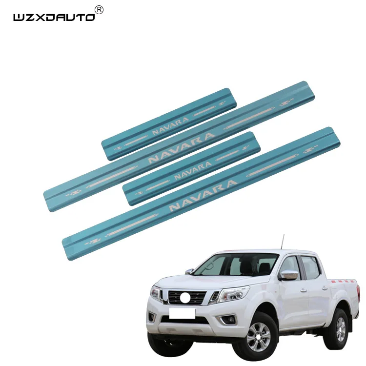 nissan navara door sill protectors