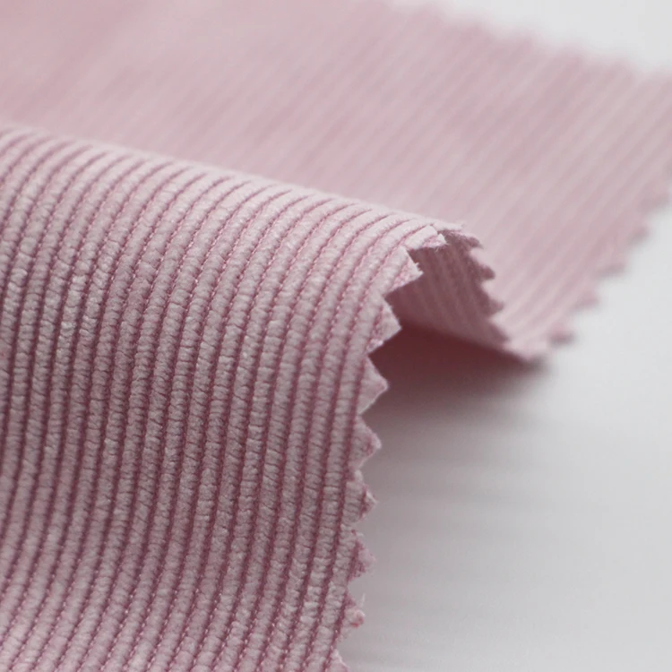 
 Розовая нейлоновая Полиэстеровая полосатая Вельветовая ткань 14 Вт для женских курток, кепок, брюк  