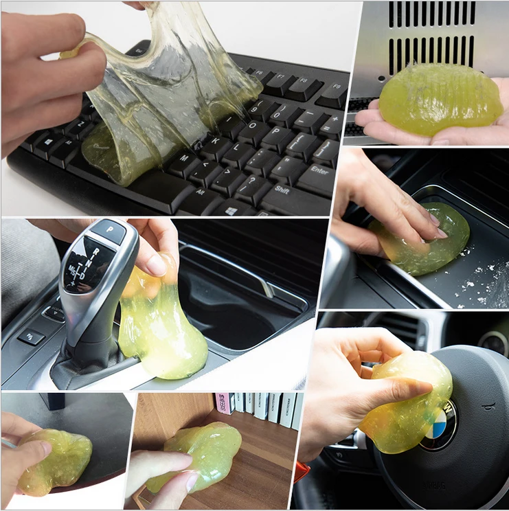 Magic PC Keyboard Car Dust Dirt Soft Sticky Clean Glue Gum Silica Gel  Cleaner