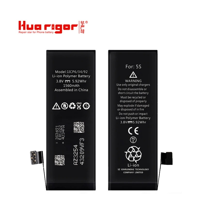 Горячая Распродажа аккумулятор к мобильному телефону батарея 3,8 V 1560mah батарея для мобильных телефонов совместимый для телефона 5s