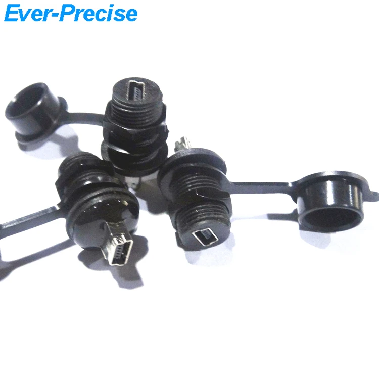 Водонепроницаемый кабель Mini USB 2,0, панельный разъем, водонепроницаемый кабель IP67