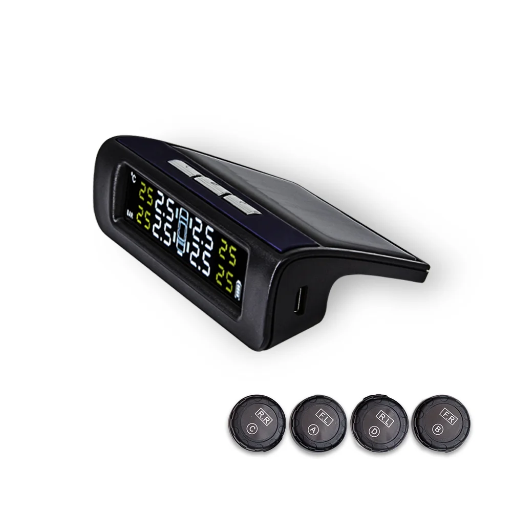 Bluetooth светодиодный популярный высококачественный беспроводной Солнечный цифровой датчик Внешний TPMS