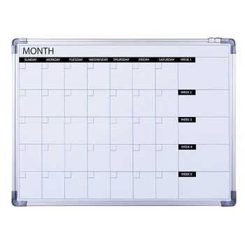 Quadro de escrever,mewmewcat Quadro de planejamento magnético  mensal/semanal/em branco para geladeira, calendário 40 * 30 cm