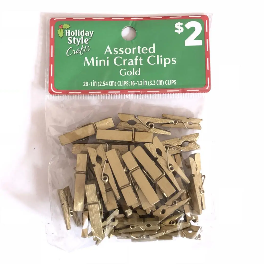multi-function mini craft clothespins, wood clip