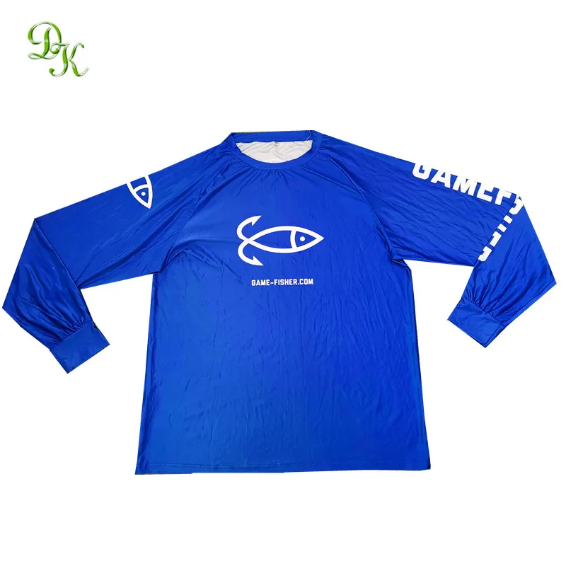 Polyester Fishing Shirts Uv Protection 