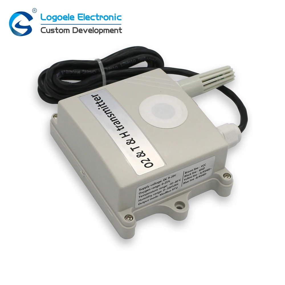 RS485 цифровой контроллер температуры и влажности домашний детектор газа концентрация кислорода датчик
