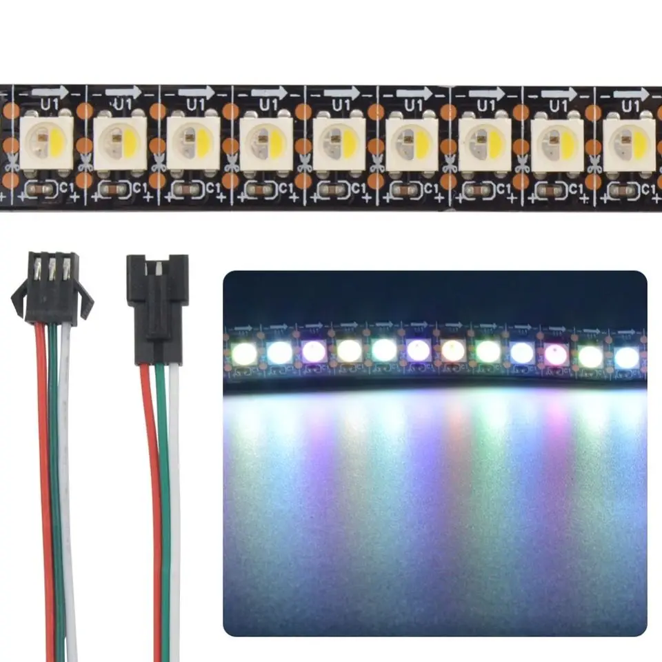 Cheap Led Neon Flexible Strip RGB White 2mm Thin Sk6812 5050 144leds Manufacturer Wholesale Advertising