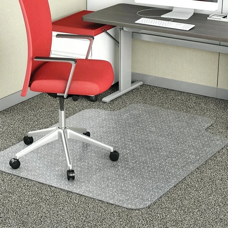 Clear Home Office Chair Floor Mat PVC Non-slip Desktop Protector Carpet Pads 
