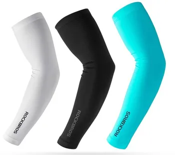 ROCKBROS Sports Arm Covers - Breathable Quick Dry UV Protection Cycling Sleeves, Unisex, One Pair