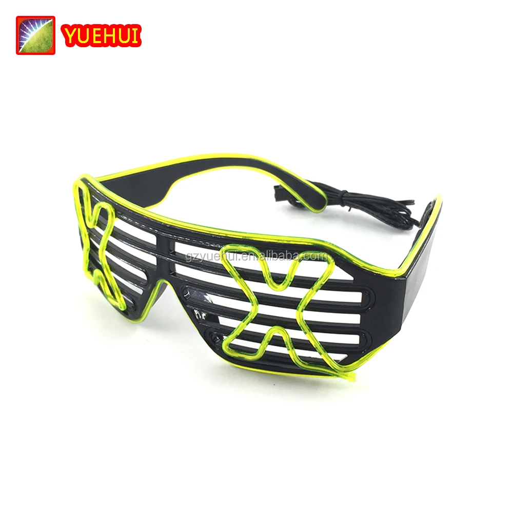 Аксессуары для ночного клуба, новинка, светодиодные очки, принадлежности для мероприятий и вечеринок, очки с электропроводным затвором, праздничные Вечеринки, реквизит, необычные очки с подсветкой