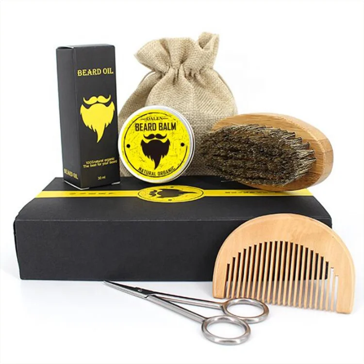 Органическая борода масло и бальзам Уход Комплект для мужчин подарок производителя
