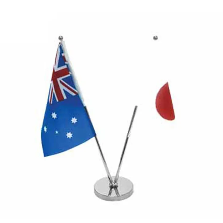 Gahumi Brand New Design Custom  Desktop Table Top Flag Stand Cheap Made in China