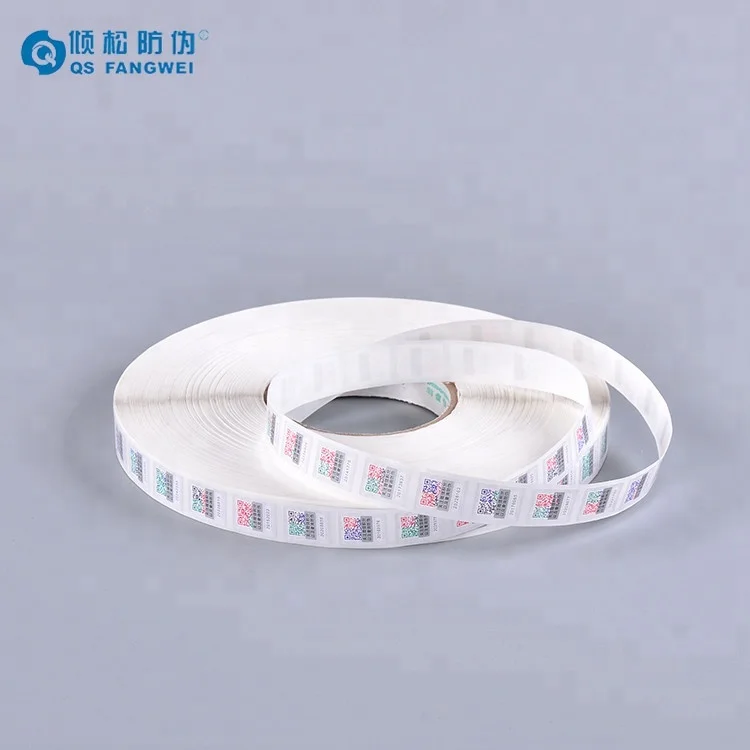 Подгонянный крен самоклеящийся стикер наклейка для печати, клей безопасности этикетка со стираемым покрытием