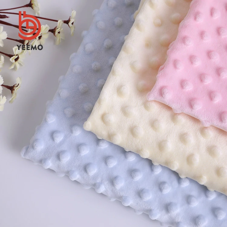 Низкий минимальный заказ, оптовая продажа, Полиэстеровая ткань в горошек для утяжеленного одеяла