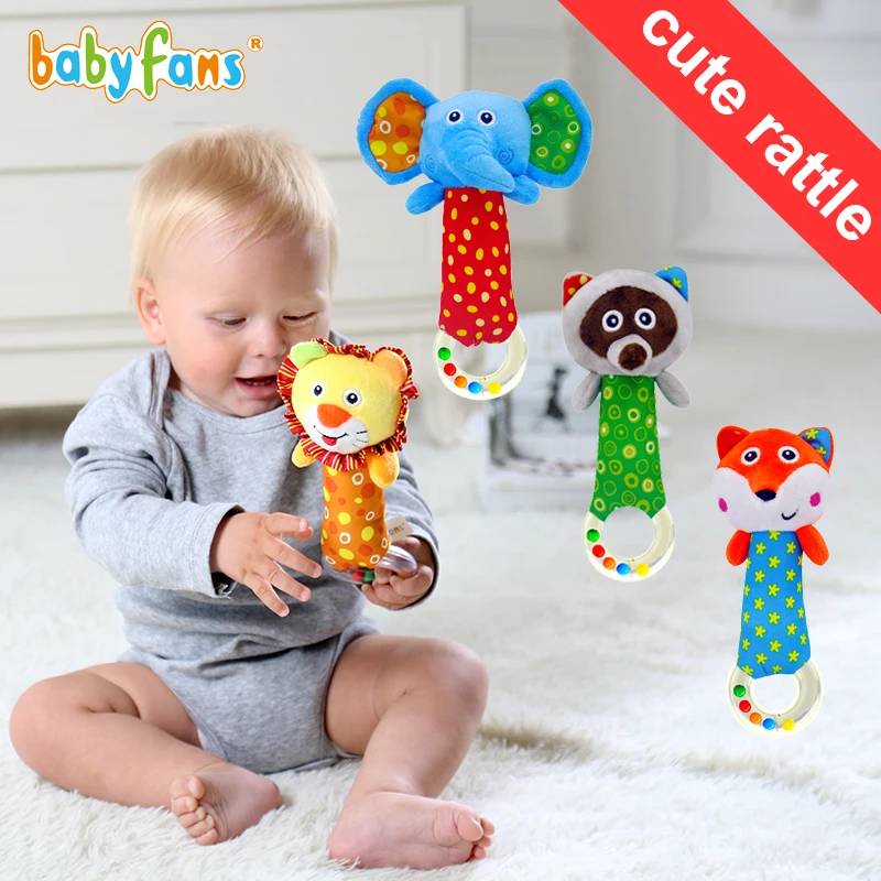 
 Детские игрушки babyfans 2021, подарки, детские погремушки, прорезыватели и шейкеры, плюшевый слон, ручной Колокольчик, мягкая игрушка  