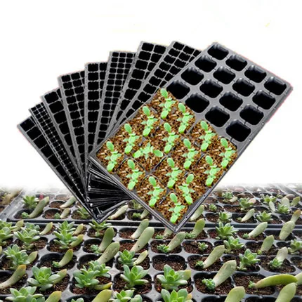 32,50,72,98,104,105,128,162,200,288,406,512 Cell Plant Plug Nursery Seed Growing Tray for Vegetable Seedling Propagation