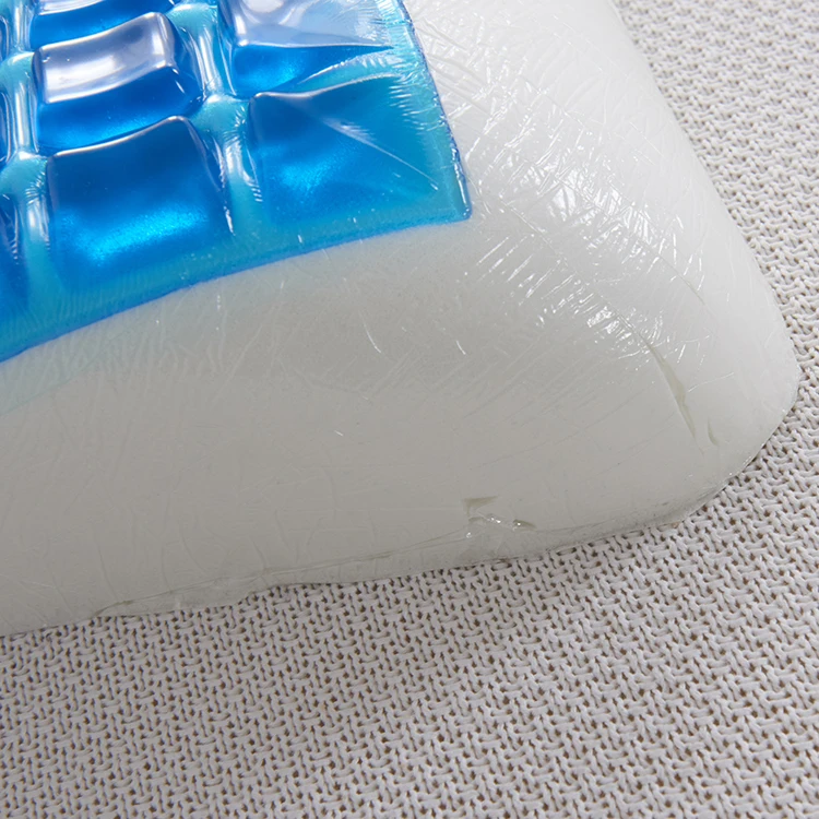 Горячая качество гель подушка медленный отскок пены памяти подушки для сна шейки шеи подушка