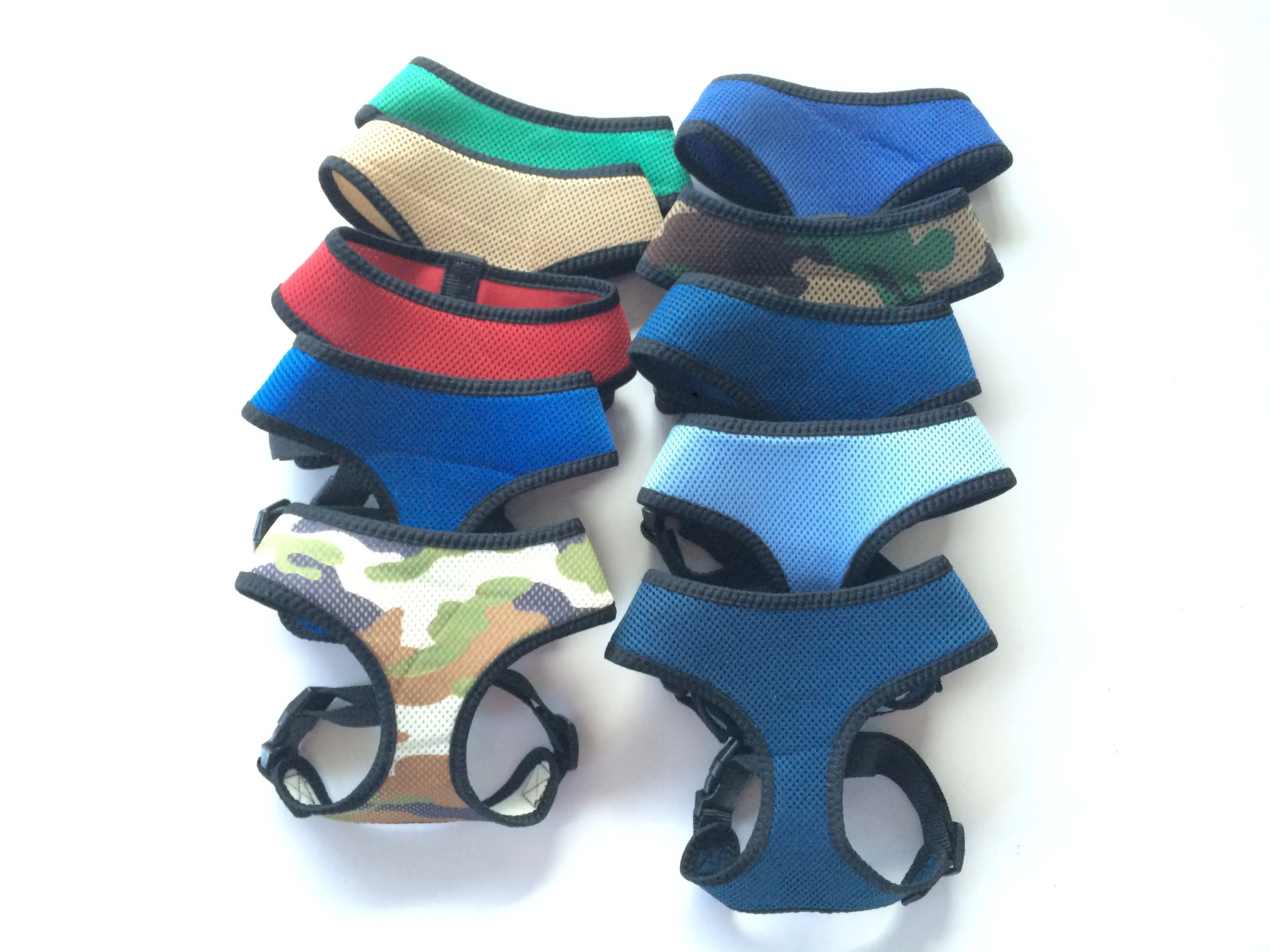 Лучшая Горячая треугольная воздушная сетка дышащая Регулируемая Собака шлейка для домашних животных