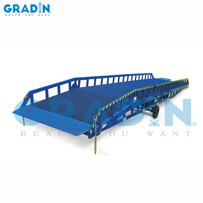 Yard Ramp Made in China  Portable Steel Dock Platform for Sale Hydraulic Vertical Loading Dock Lift Table Goods Loading Ramp