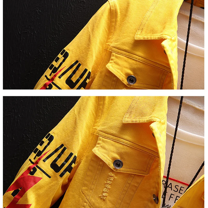 ASOS Slim Denim Jacket In Mustard in Yellow for Men | Lyst