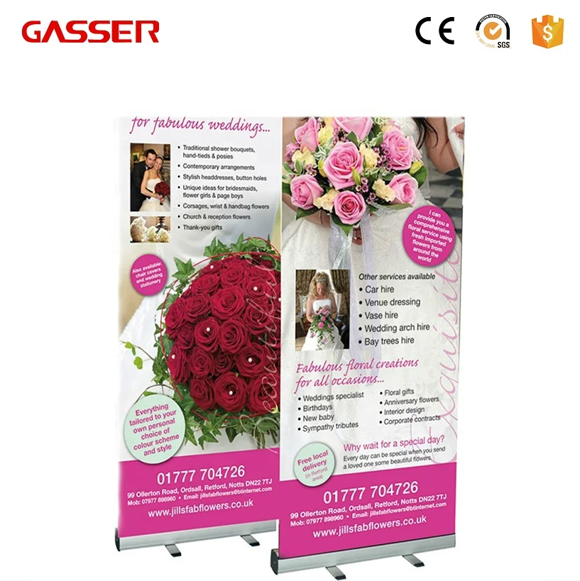 Factory Price Advertising Roll up Stand Pull up Vinyl Banner Display