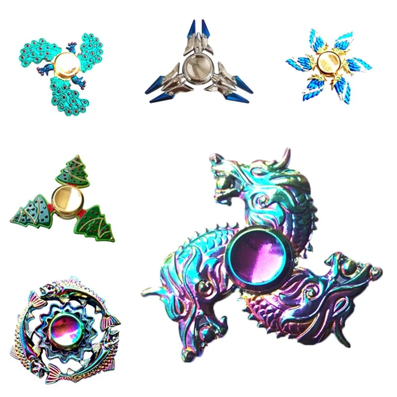 自閉症とadhdフォーカスストレス指先ジャイロ玩具用の新しいハンドスピナーゴールデンヘッド亜鉛合金金属ロータリーedcフィジェットスピナー Buy 手スピナー 指先ジャイロ フィジェットスピナー Product On Alibaba Com