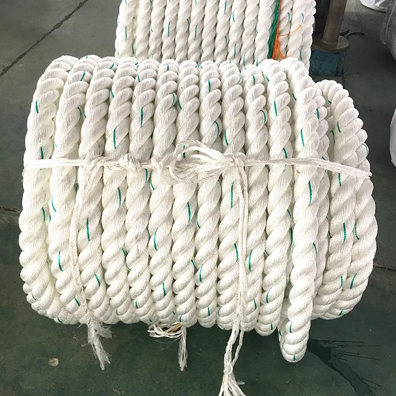 40MM 3 Strand Twisted Polyamide Mooring Rope