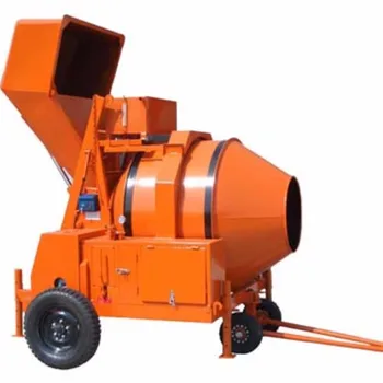 china 750 liters diesel self loading concrete mixer for construction