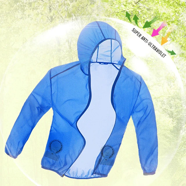 5v usb rechargeable man cooling jacket fan finishing shirt jacket in summer