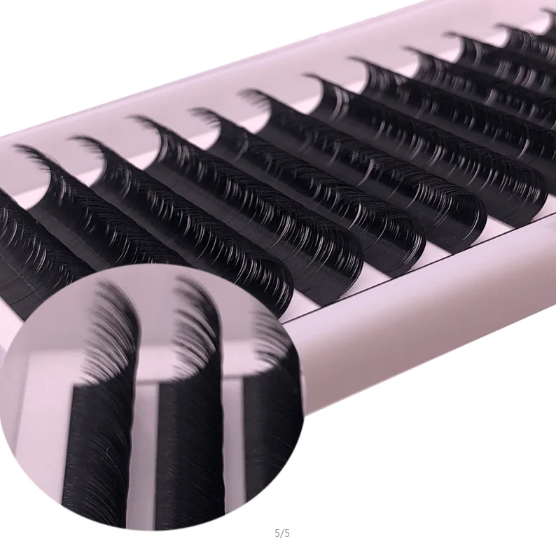 Уникальные ресницы новый стиль высокое качество объемные корейский инструмент для макияжа PBT Искусственные синтетический шелк плоские наращивания