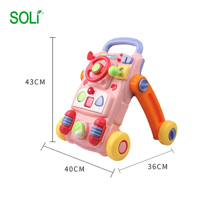 Многофункциональная детская тележка ходунки детский ходунок игрушка для раннего обучения