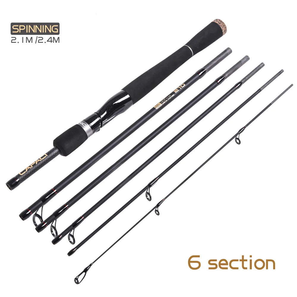 Fishing Rod Spinning Rods Hard 2.1M 2.4M FRP Carbon Fiber Telescopic  Fishing Rods Fishing Pole| Alibaba.com